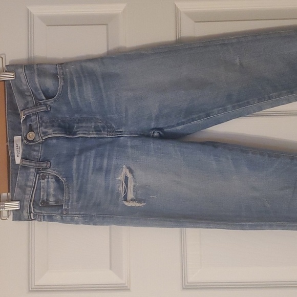 Moussy Vintage Faded Blue Ripped Light Blue Distressed Skinny Jeans Womens Sz 23 - Picture 2 of 16